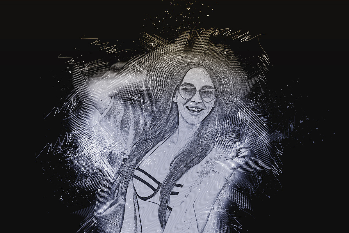 Sketch Art Photoshop Action, an Action Add-On by Studio Retouch (Photo 3 of 11)