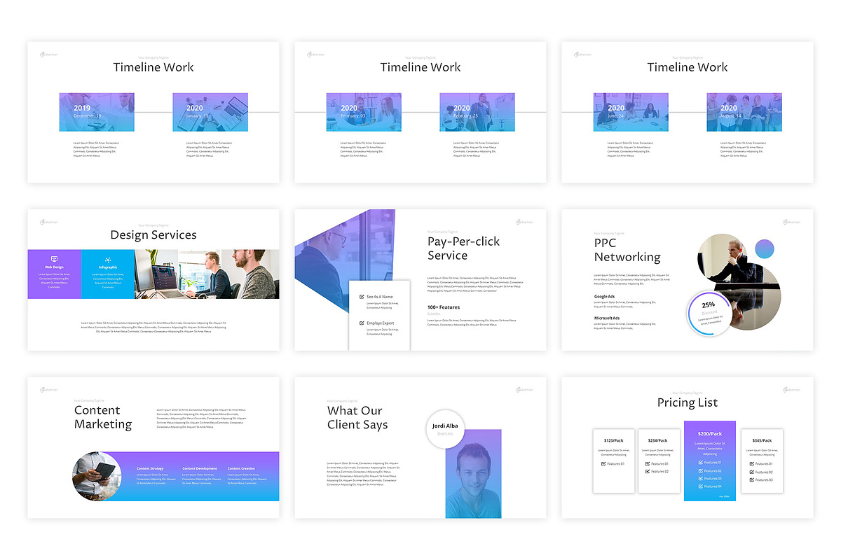 Advertiser - Powerpoint Template, a Presentation Template by kylyman