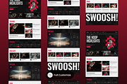 SWOOSH ! - Sport News, a Landing Page Template by SLAB! Design (Thumbnail 3 of 4)