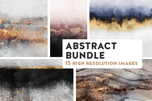 Abstract Bundle - 15 High Res Images, a Background Graphic by Elisabeth Fredriksson