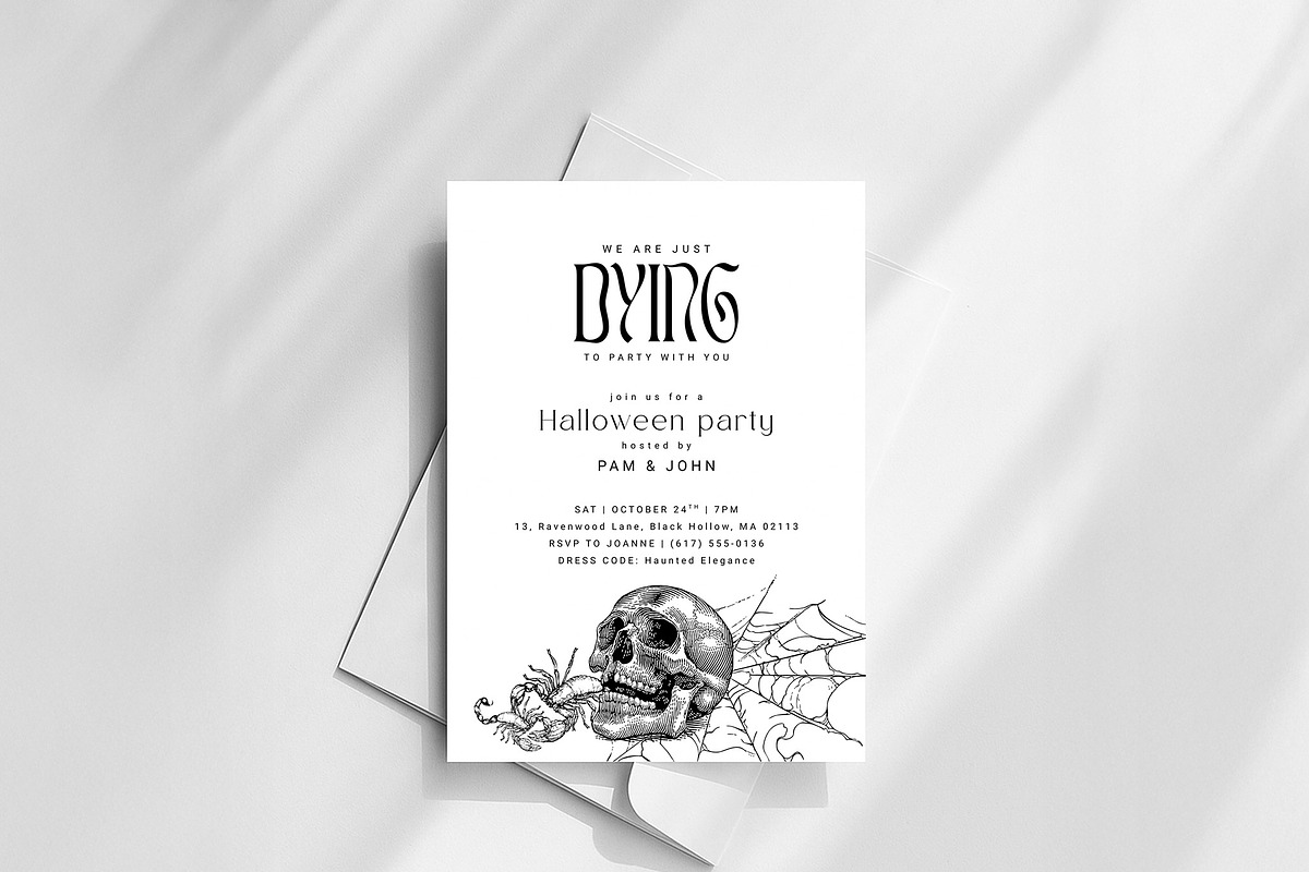 Editable Halloween template preview 3