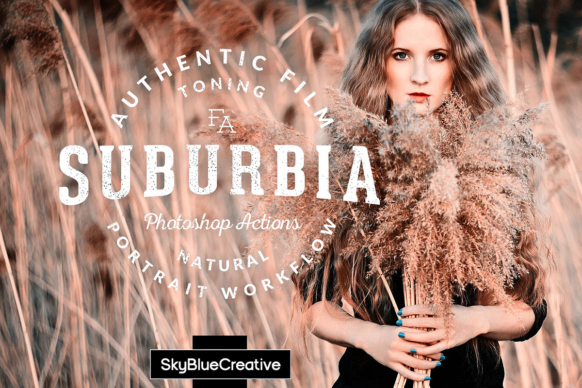 Suburbia Photoshop Actions, an Action Add-On by skybluecreative (Photo 1 of 7)