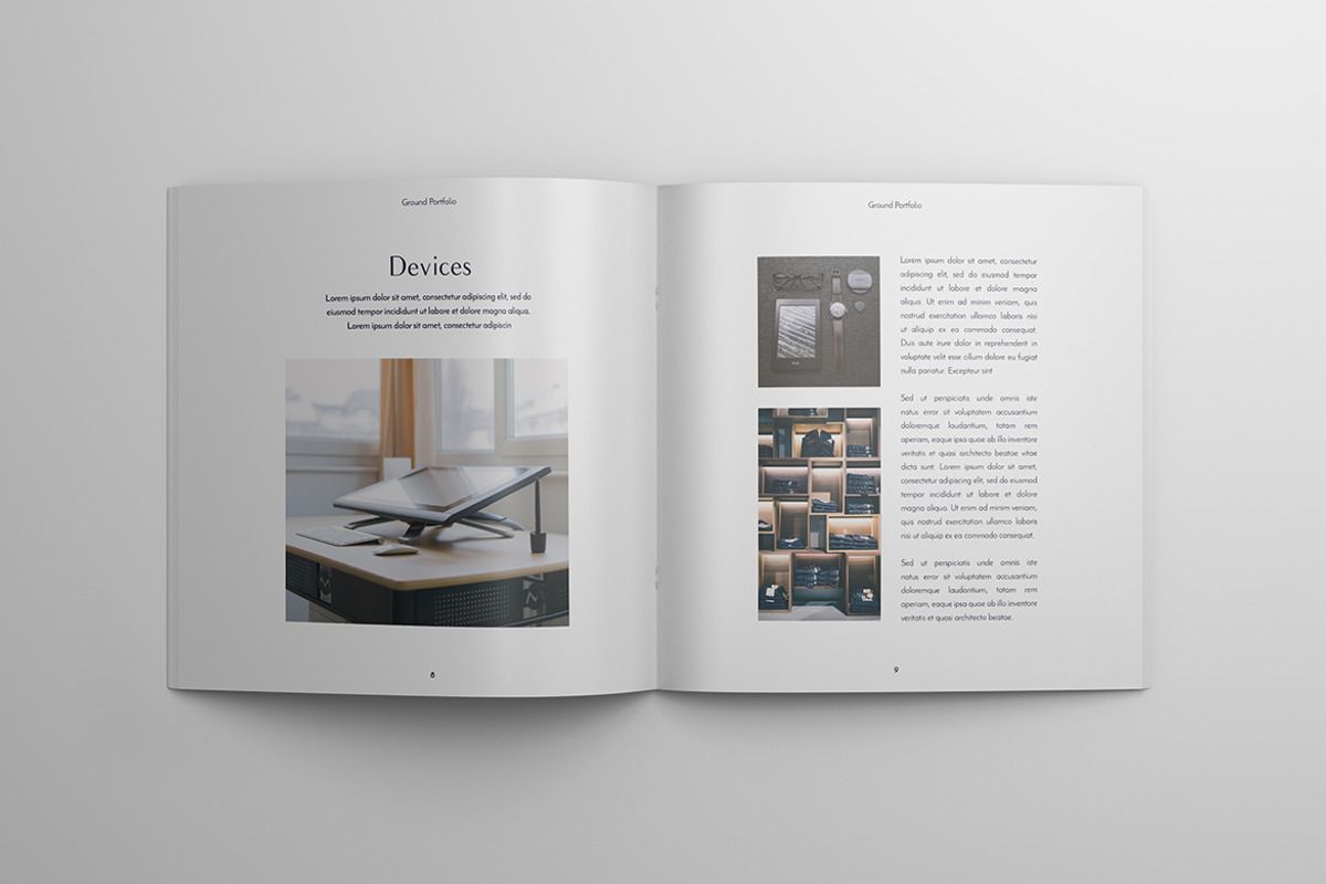 Square Magazine Template, a Magazine Template by MA-KING_ART
