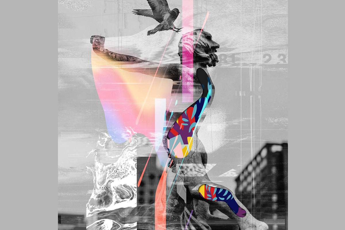 Human~4 Abstract Posters, a Texture Graphic by picnictubesworld (Photo 3 of 5)