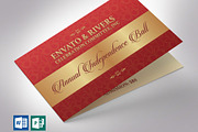 Folded Banquet Ticket Word, a Card Template by Godserv Designs (Thumbnail 1 of 10)