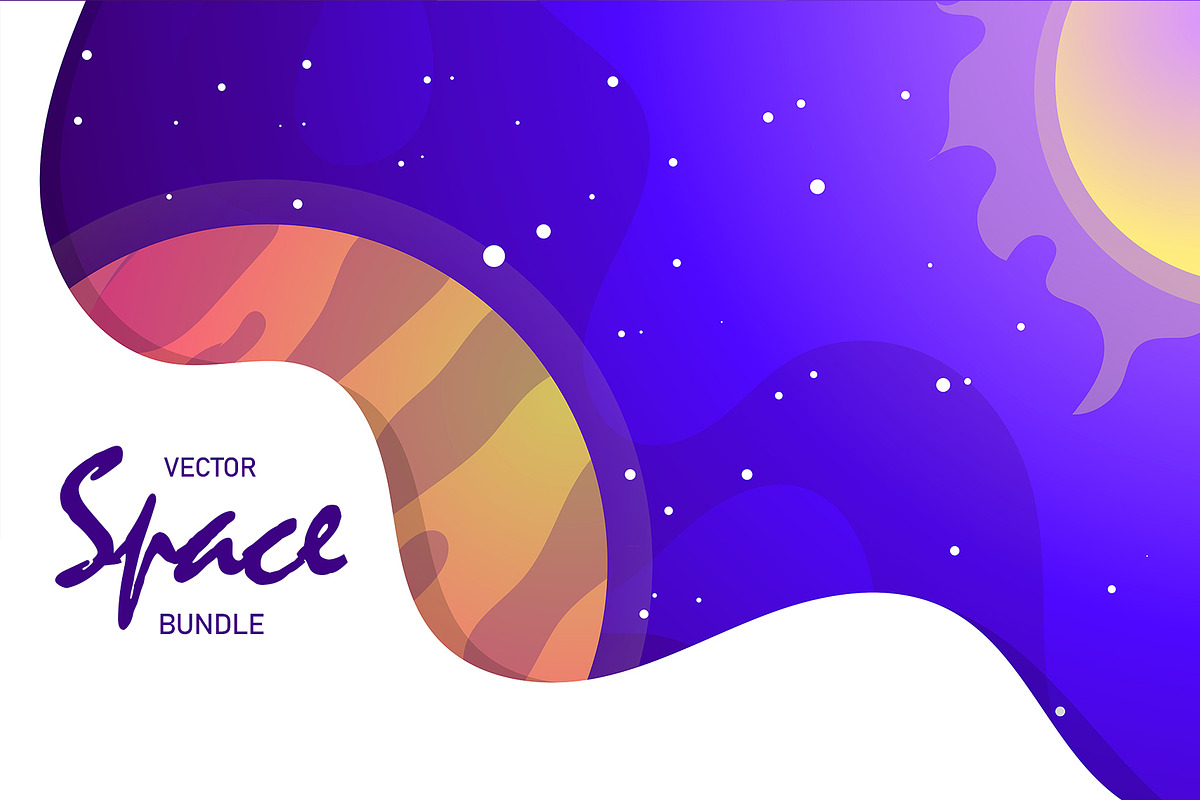 Vector Space Bundle, a Decorative Illustration by badrusblue (Photo 1 of 8)