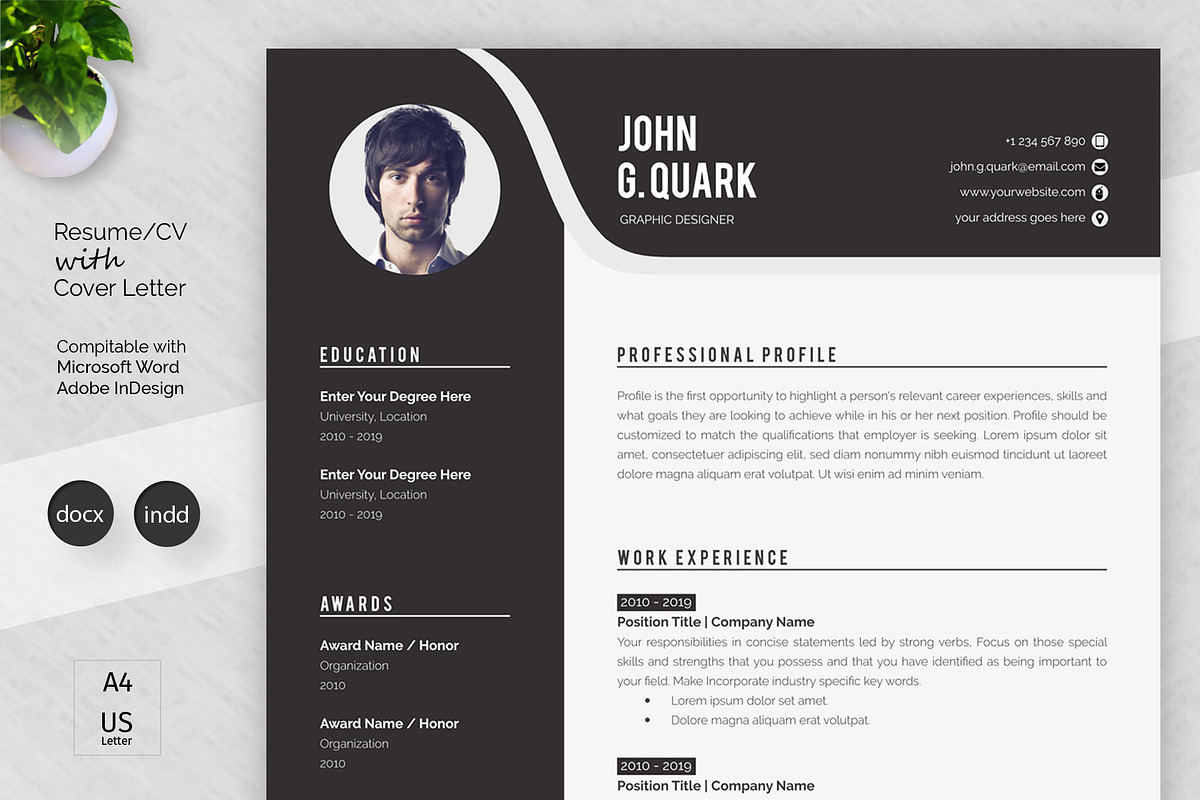 Resume/CV, a Resume Template by Mr-Template (Photo 1 of 5)