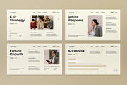 Cream Business Plan Google Slide, a Presentation Template by graphicook (Thumbnail 7 of 10)