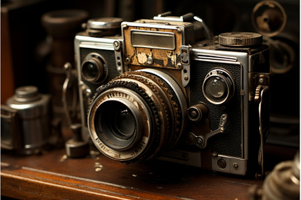 Nostalgic Old camera closeup, an Architecture Photo by Ylivdesign