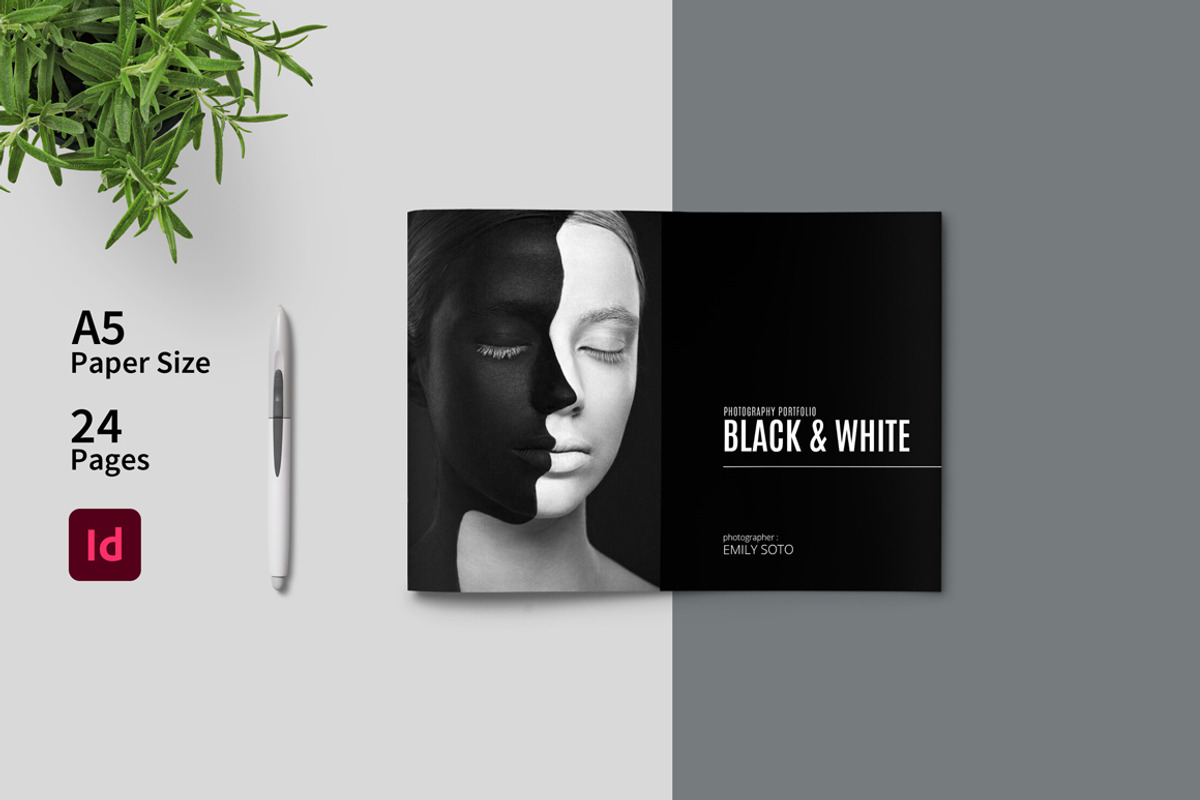 A5 - Photography Portfolio Template, a Brochure Template by adekfotografia (Photo 1 of 15)