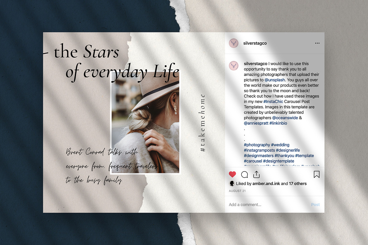 Canva Instagram Posts & Stories Pack, a Social Media Template by SilverStag Type Foundry (Photo 21 of 48)