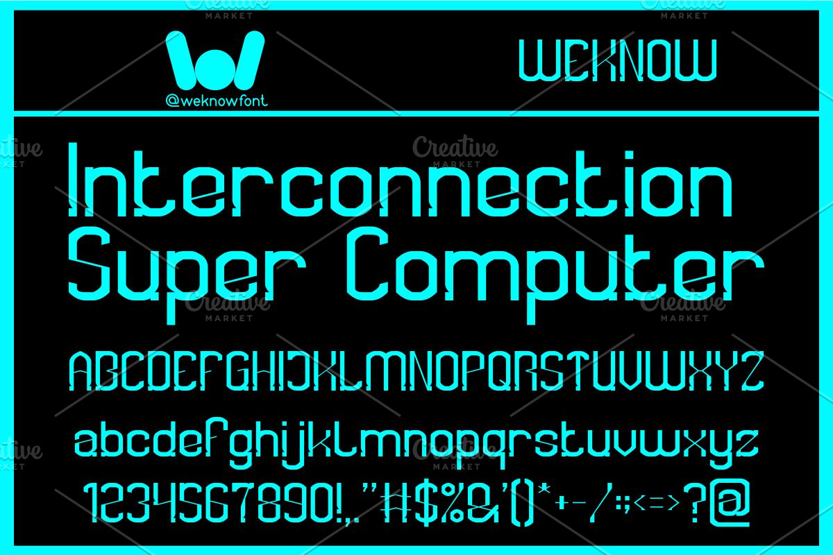 Electric Youth font, a Font by weknow (Photo 6 of 8)