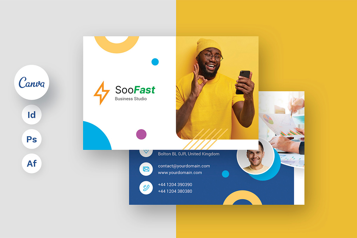 Business Card for Designer, a Business Card Template by artbart (Photo 1 of 6)