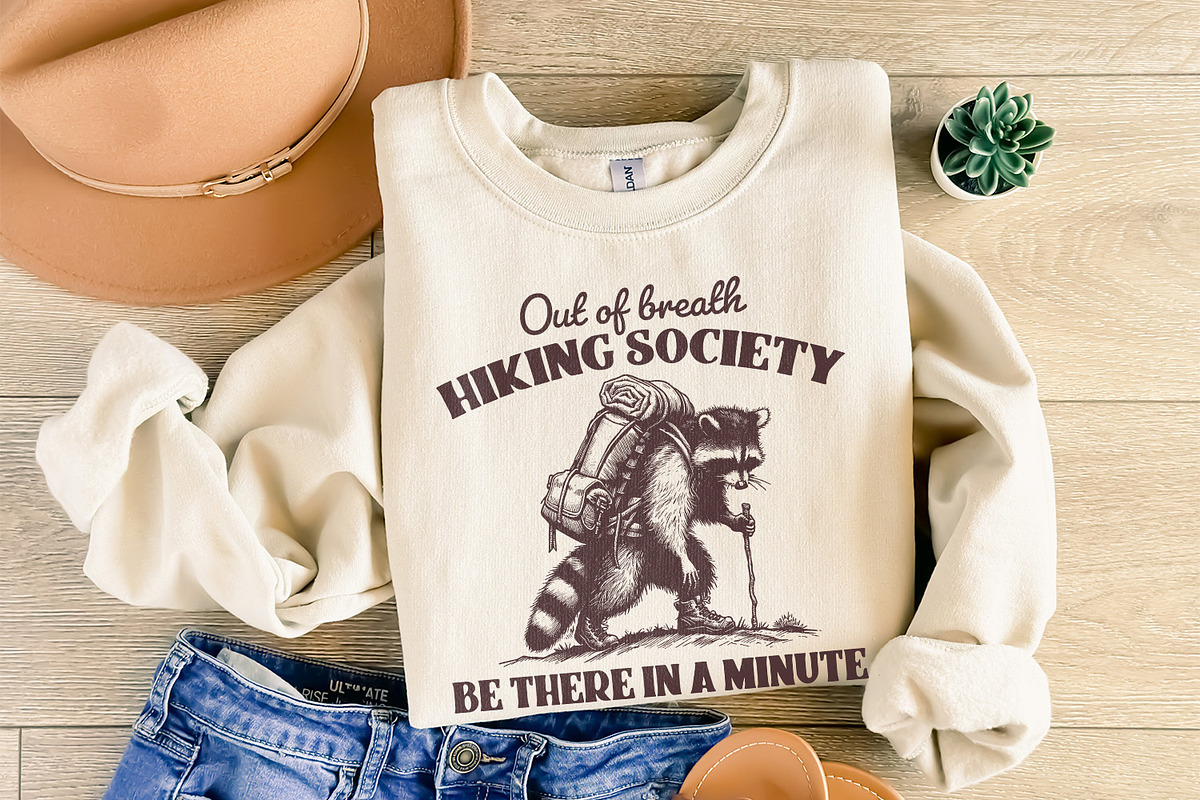 Out of Breath Hiking Society PNG, an Illustration by SharpMarketplace (Photo 4 of 9)