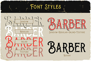 Barber Buddy Display Font