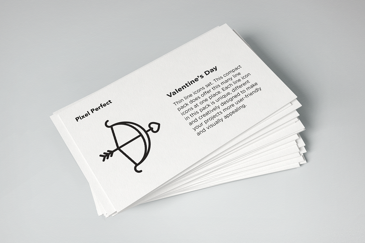 Valentine’s Day Pixel Perfect Icons, an Outline Icon by Alex Blogoodf (Photo 7 of 10)