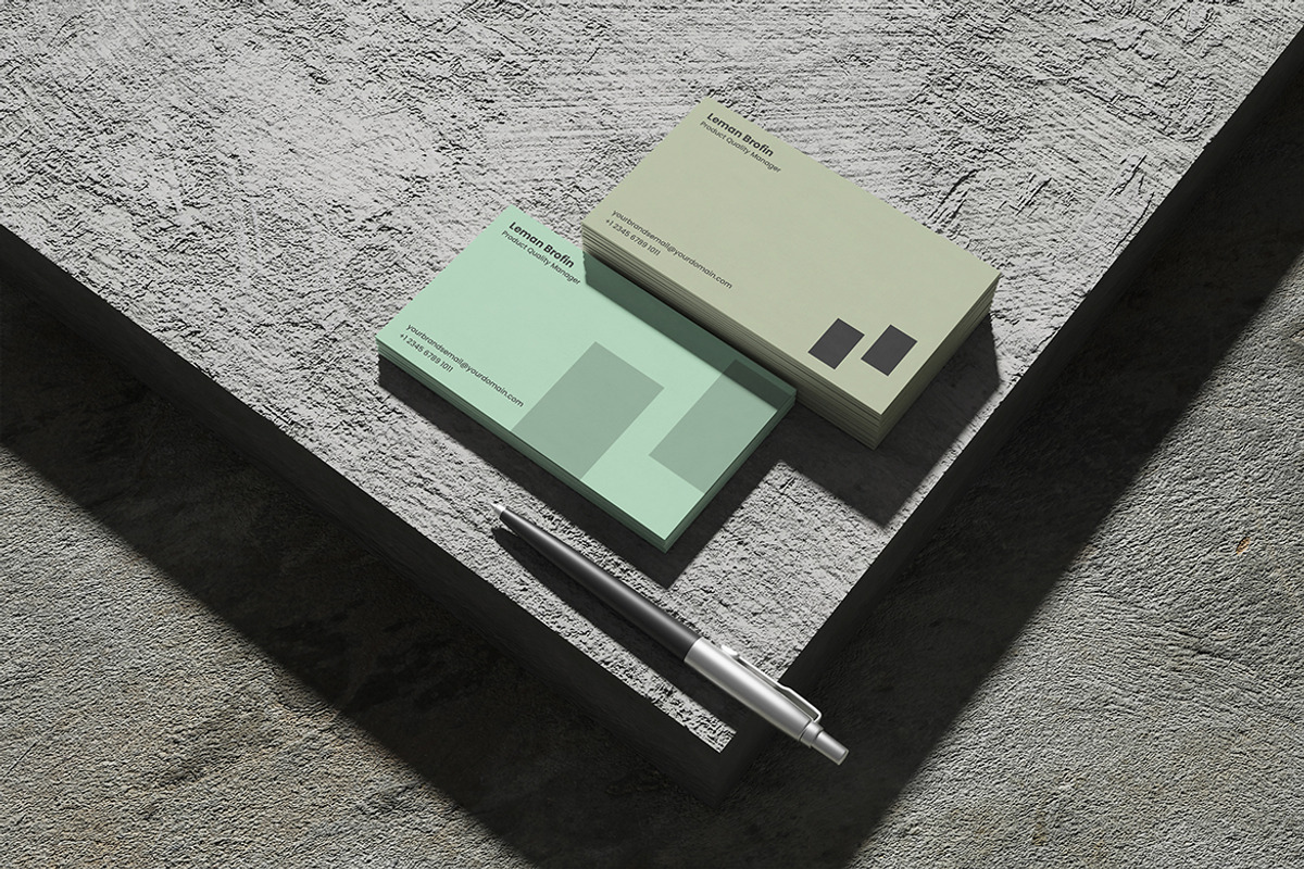 Industrial Card and Paper Mockup, an Advertising Mockup by My Code Std (Photo 4 of 6)