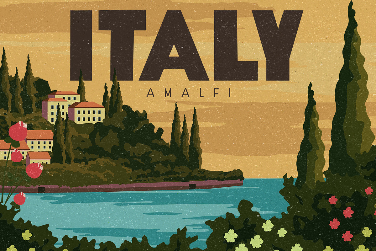 Turista Vintage Font Duo, a Sans Serif Font by StockMamba (Photo 10 of 17)