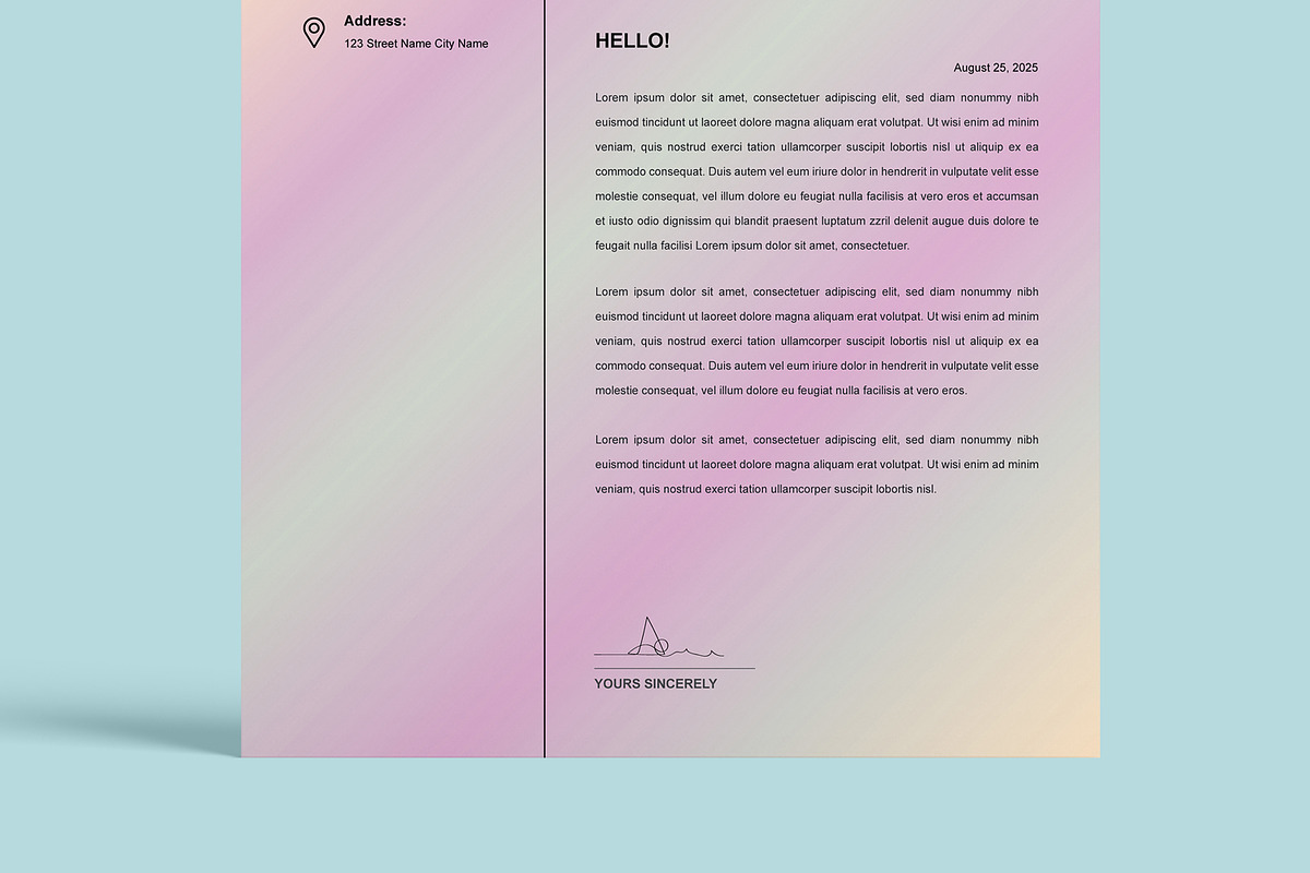 Resume Template, a Resume Template by MightyDesign (Photo 5 of 8)