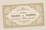 Volta - Luxury Elegant Stencil Font, a Serif Font by OWPictures (Thumbnail 6 of 10)