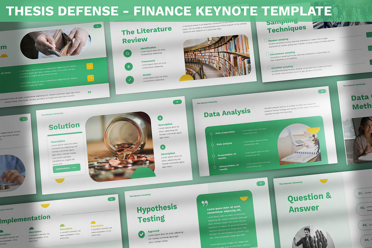 Thesis Defense - Finance Keynote, a Presentation Template by SlideFactory (Photo 1 of 4)