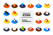 Isometric icons - Science, Medicine, an Icon by sidmaydesign (Thumbnail 1 of 3)