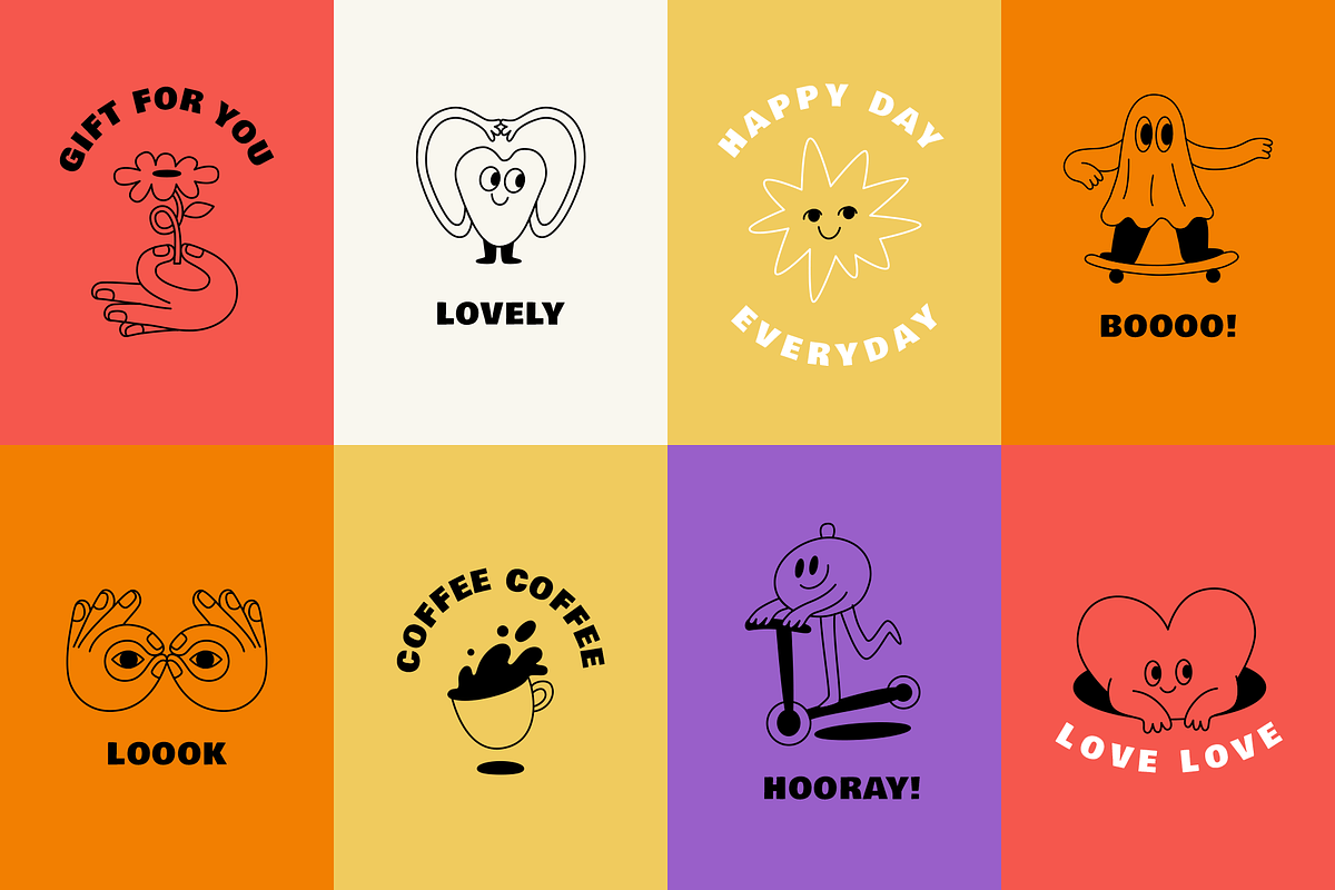 Funny mascots, illustrations, logos, a Graphic by venimo (Photo 2 of 13)