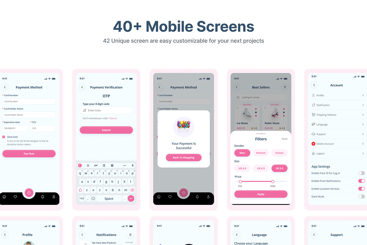 Skately - Ecommerce App Figma UI, an UI Kit Template by Themeix (Photo 3 of 5)