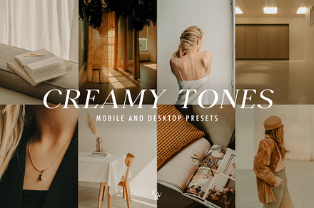 15 Creamy Tones Lightroom Presets, a Preset Add-On by CVR Presets