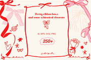 Pretty ribbon bows bundle, an Object Graphic by MayBay Studio (Thumbnail 1 of 11)