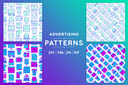 Advertising Patterns Collection, a Pattern Graphic by Alex Blogoodf (Thumbnail 4 of 7)