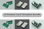 Student Card Template Bundle 2, a Card Template by takuloerizal (Thumbnail 1 of 4)