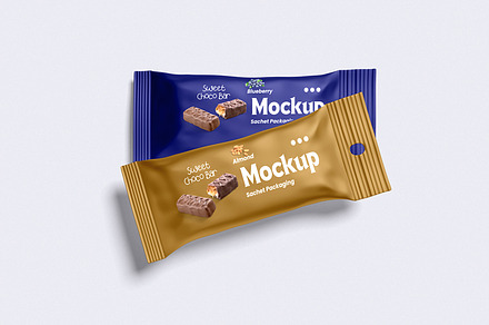 Sachet Package Mockup, a Packaging Mockup by HanaSaka_Studio