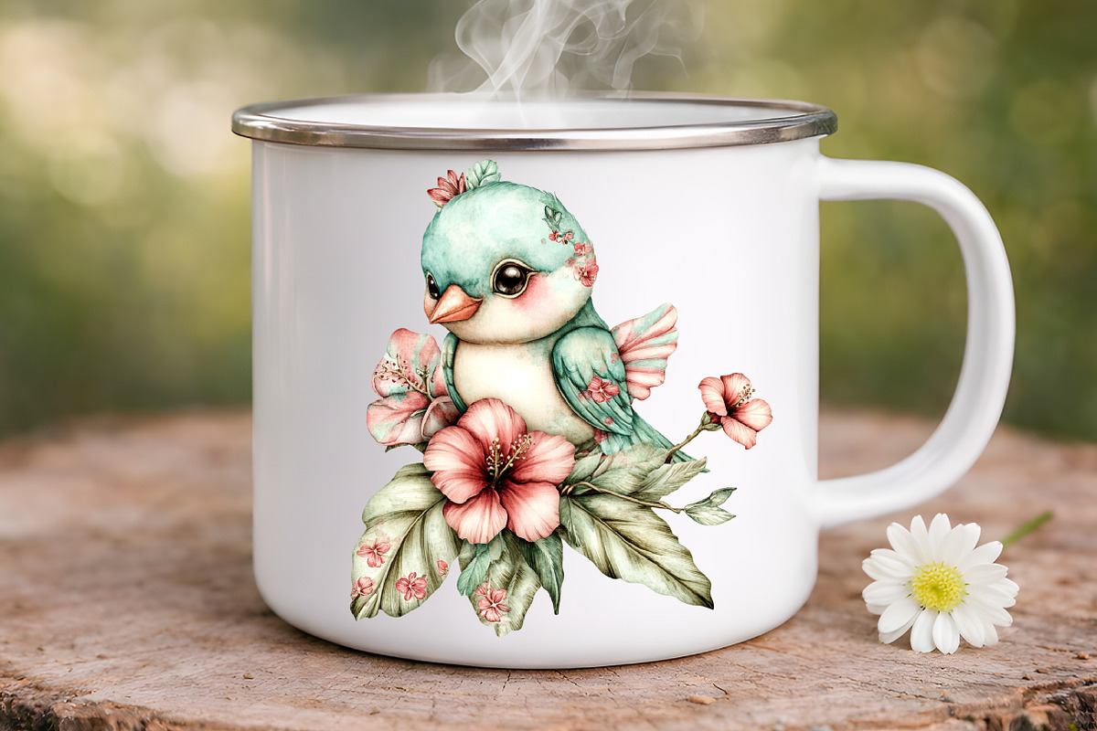 summer tropical birds clipart, an Illustration by GatewayDesign (Photo 9 of 9)
