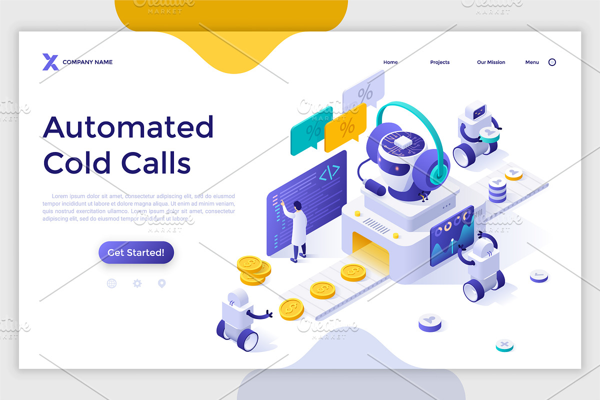 Isometric Solutions Mini. Part 13, a Templates & Theme by Andrew Kras Design (Photo 2 of 15)