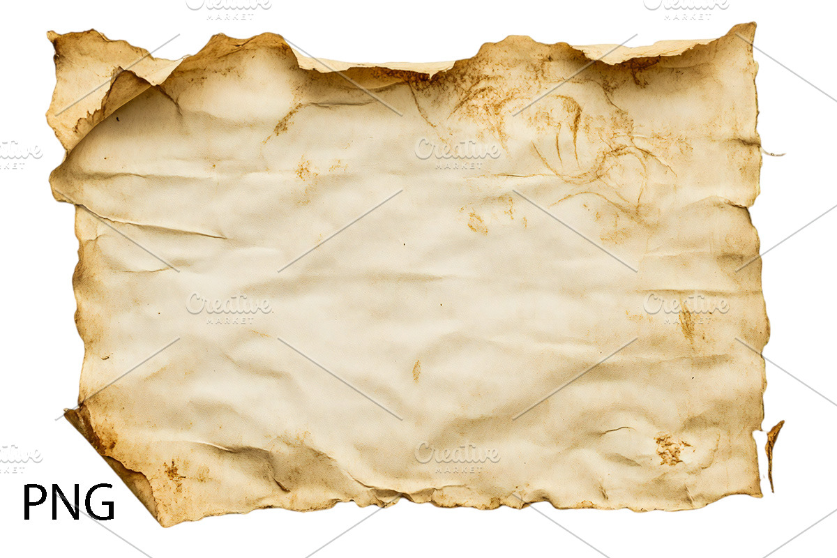 Vintage Paper Sheet Png, an Object Graphic by VetalStock (Photo 1 of 3)
