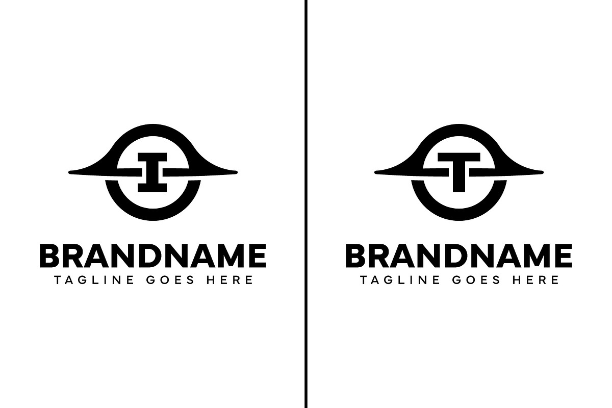 Letter I and T Black Hole Logo, a Branding & Logo Template by Pray Art Design Studio