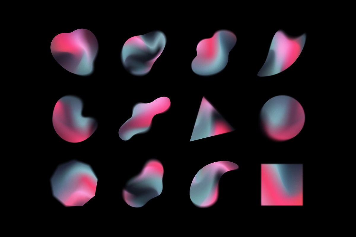 Gradient Shapes Collection, a Texture Graphic by pixelbuddha.net (Photo 15 of 22)