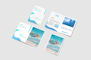 A5 Bifold Brochure Mockup