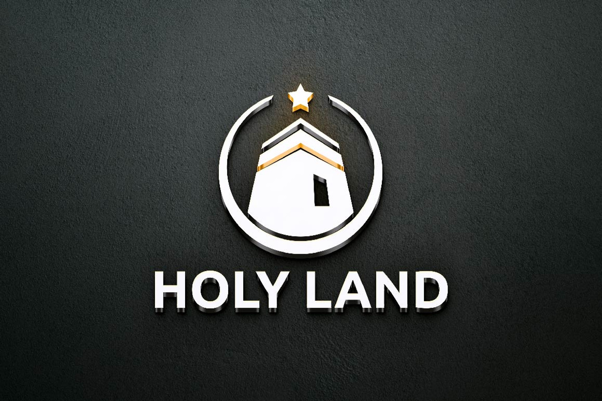 Arabic Mecca Kaaba Holy Land Logo, a Branding & Logo Template by jongcreative (Photo 2 of 4)