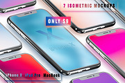 Isometric Devices Pack, an iPhone Mockup by IsometricWorld (Thumbnail 1 of 9)