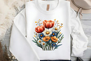 Watercolor Spring Clipart Bundle, an Illustration by DreamCafeArt (Thumbnail 4 of 5)