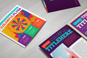 Colorful Square Brochure Template, a Brochure Template by Luuqas Design