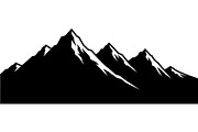 Mountain Range Silhouette, an Object Graphic by Designer_Momina (Thumbnail 15 of 20)