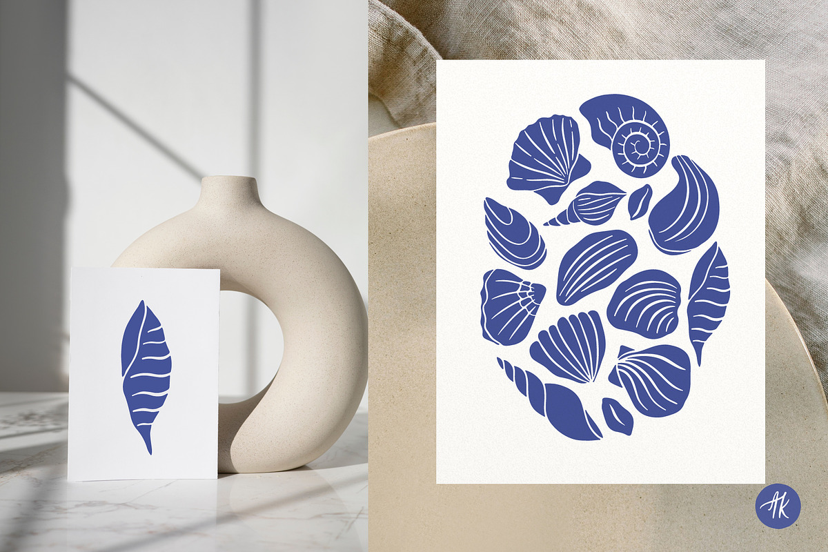 Sea Lover Hand Drawn Wall Art Set, a Graphic by Alena Koval (Photo 21 of 23)