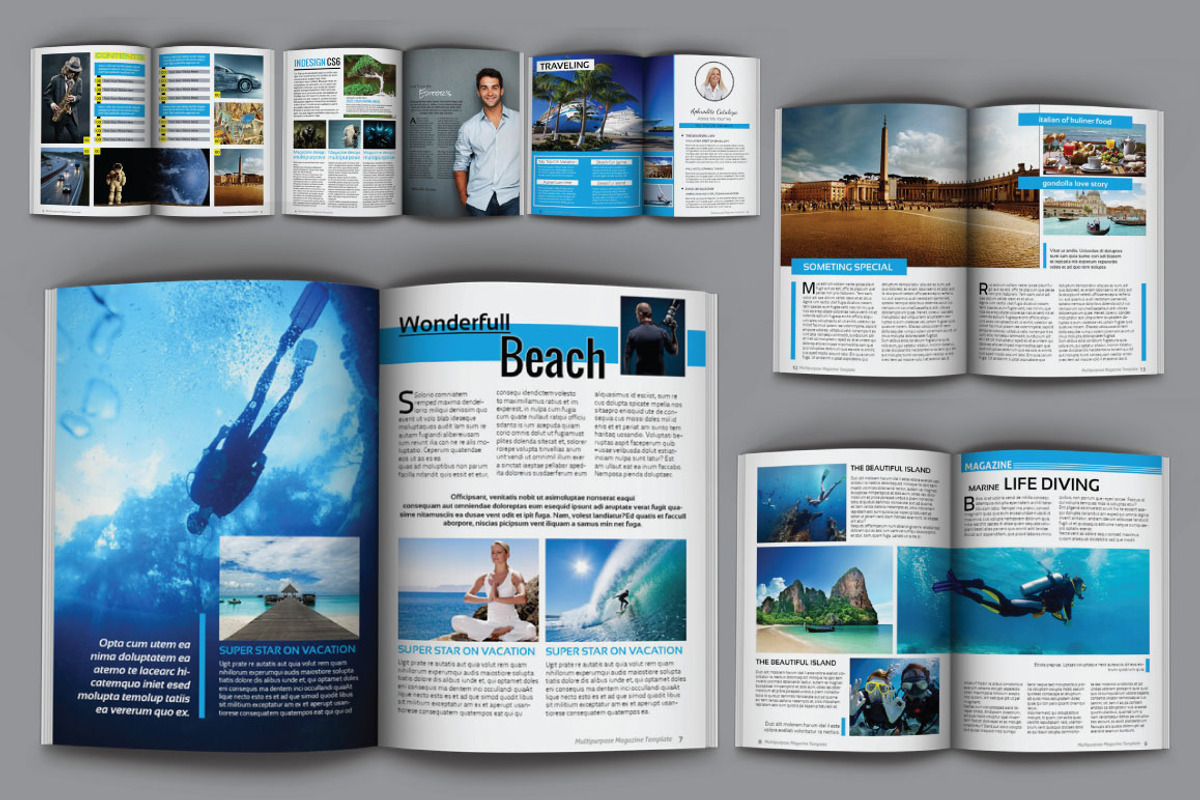 Multipurpose Magazine Template, a Magazine Template by Orlin (Photo 2 of 6)