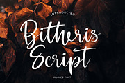 Bitheris Script Brush Font, a Script Font by Formatika Studio (Thumbnail 1 of 6)