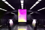 Indoor Screen Billboard Mockup, an Advertising Mockup by Nathatype (Thumbnail 2 of 9)