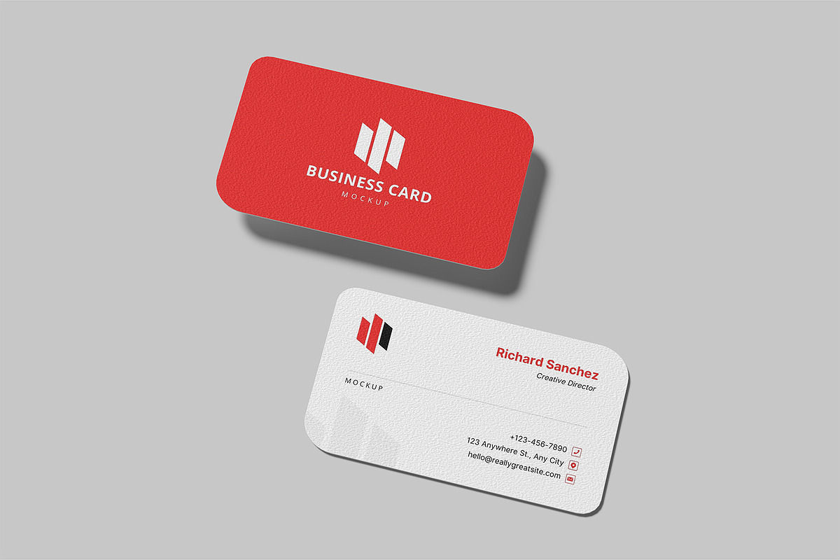 Business Card Mockup, an Advertising Mockup by Amigos__46 (Photo 2 of 7)