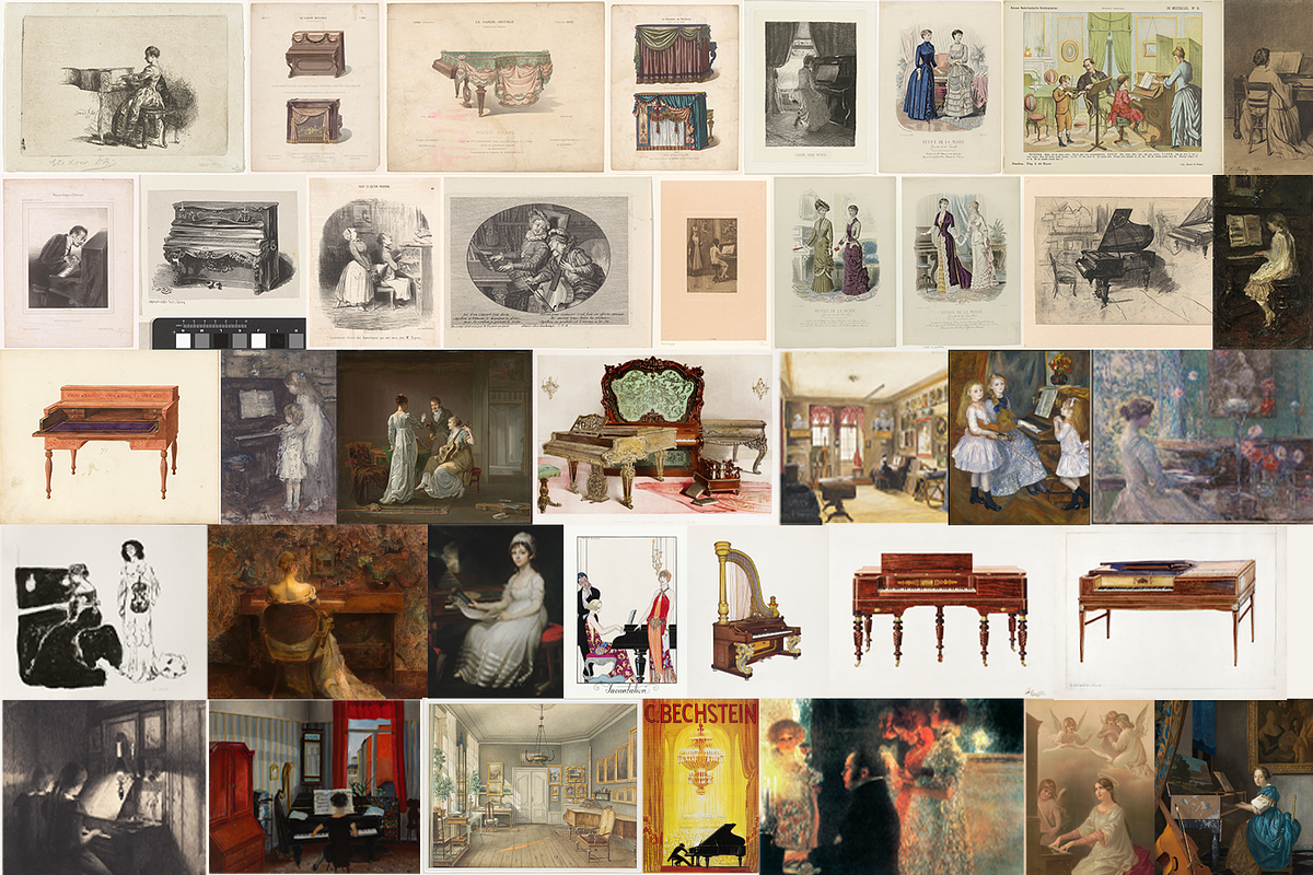 230+ Piano Paintings Bundle, a Person Illustration by Digital Museum (Photo 6 of 14)
